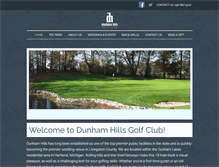 Tablet Screenshot of dunhamhills.com